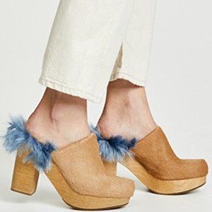 ISO Rachel Comey Dakota Shearling/Fur Mules